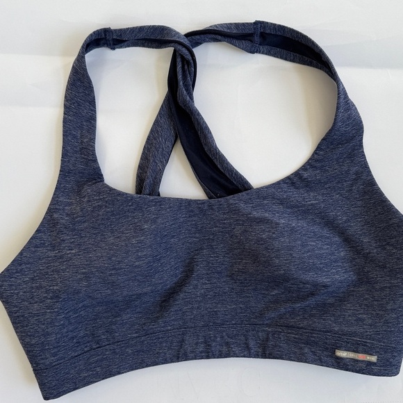 Aerie Sports Bra Soft Cup Blue size Large - Picture 2 of 9